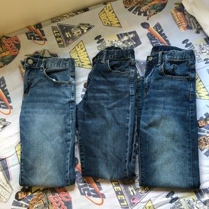 Bundle 3 pairs GAP boys jeans size 8